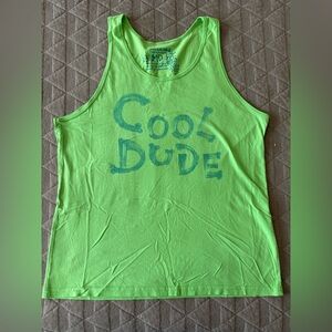 Cool Dude Green Tank Top